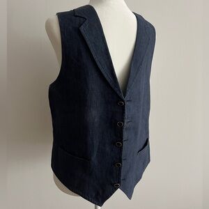 Brooks Brothers Navy and White Striped Garment